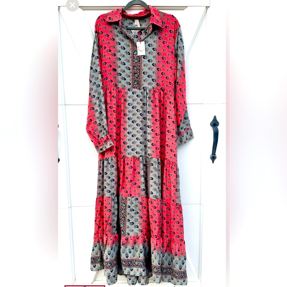 Raga Floral Tiered Maxi Dress